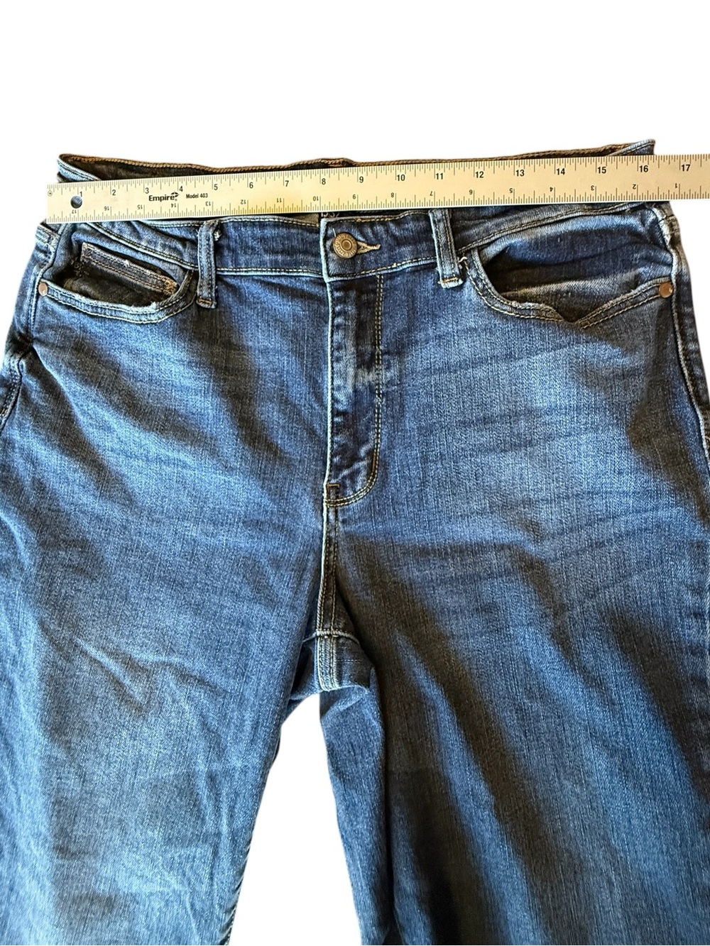 Judy Blue JB82368DK Boyfriend Fit Jeans Women’s Size 15/32 Medium Wash Stretch - Picture 10 of 13